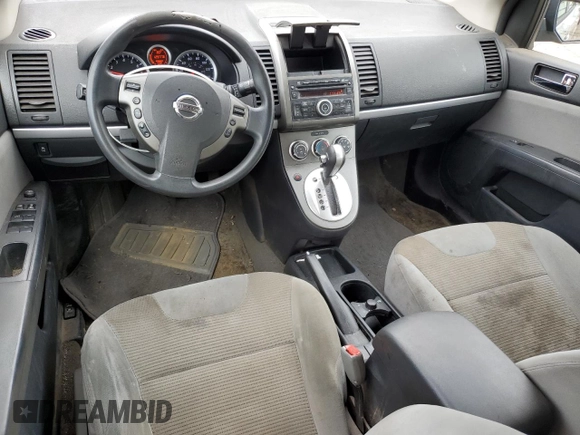 2012 Nissan Sentra S with VIN 3N1AB6AP4CL721400, listed as a Copart auction lot 61196185 with 129,776 mi miles and Salvage title. Bid and sale history available at DreamBid. Image 8.