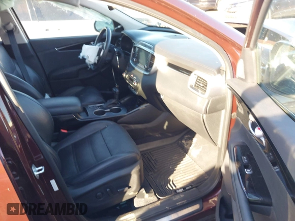 2019 Kia Sorento SX V6 with VIN 5XYPKDA59KG459776, listed as a IAAI auction lot 41602651 with 38,445 mi miles. Bid and sale history available at carsss.com. Image 5.