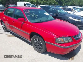 2003 Chevrolet Impala z VIN 2G1WF52E639154875, wystawiony jako IAAI lot #42343912 z przebiegiem 116 100 mil mil oraz . Historia ofert i sprzedaży dostępna na DreamBid. Obrazek 1.