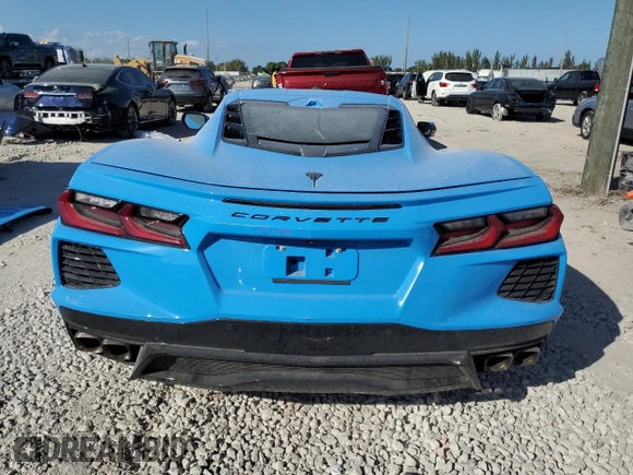 2021 Chevrolet Corvette 2LT with VIN 1G1YB2D48M5122614, listed as a Copart auction lot 44392325 with Not provided miles and Salvage title. Bid and sale history available at DreamBid. Image 6.