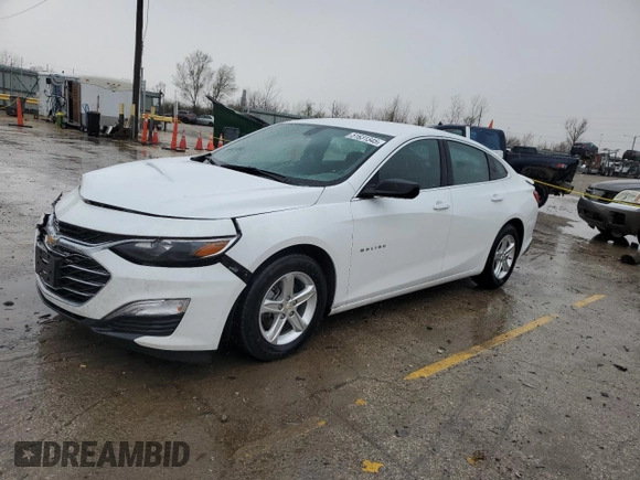 2022 Chevrolet Malibu LS with VIN 1G1ZB5ST2NF194601, listed as a Copart auction lot 51631345 with 43,440 mi miles and Salvage Title. Bid and sale history available at DreamBid. Image 1.