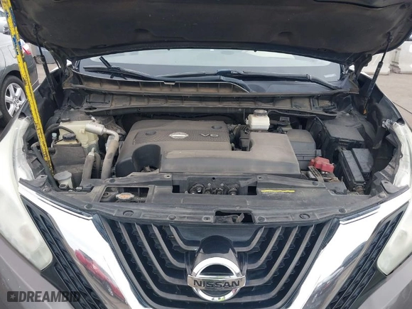 2016 Nissan Murano S with VIN 5N1AZ2MG6GN113182, listed as a IAAI auction lot 41733734 with 154,616 mi miles. Bid and sale history available at carsss.com. Image 10.