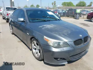 2006 BMW 5 Series 525i with VIN WBANE53576CK83657, listed as a IAAI auction lot 41858035 with 148,887 mi miles. Bid and sale history available at carsss.com. Image 1.