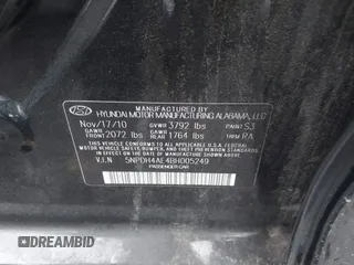 2011 Hyundai Elantra GLS with VIN 5NPDH4AE4BH005249, listed as a IAAI auction lot 41947649 with 121,687 mi miles. Bid and sale history available at carsss.com. Image 9.