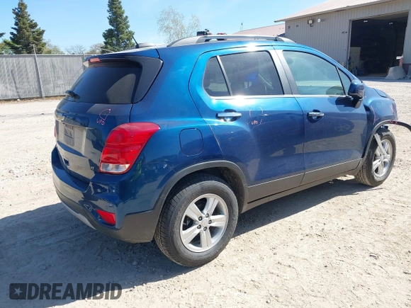 2020 Chevrolet Trax LT with VIN 3GNCJLSB6LL288423, listed as a IAAI auction lot 42213843 with 75,624 mi miles and . Bid and sale history available at DreamBid. Image 4.