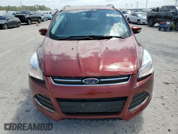 2015 Ford Escape Titanium with VIN 1FMCU0J95FUA77796, listed as a Copart auction lot 53182675 with 118,202 mi miles and Salvage title. Bid and sale history available at DreamBid. Image 5.