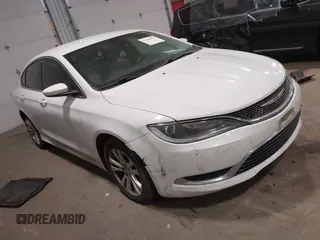 2015 Chrysler 200 Limited with VIN 1C3CCCAB6FN693470, listed as a IAAI auction lot 41828594 with 130,277 mi miles. Bid and sale history available at carsss.com. Image 1.