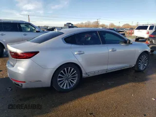 2017 Kia Cadenza Premium with VIN KNALB4J19H5050526, listed as a Copart auction lot 82837374 with 120,201 mi miles and Salvage Title. Bid and sale history available at carsss.com. Image 3.