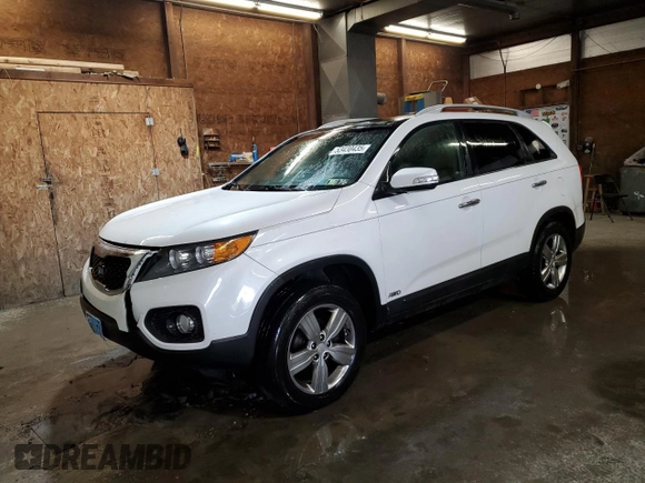 2013 Kia Sorento EX with VIN 5XYKUDA23DG316917, listed as a Copart auction lot 53430435 with 163,533 mi miles and Salvage Title. Bid and sale history available at carsss.com. Image 1.