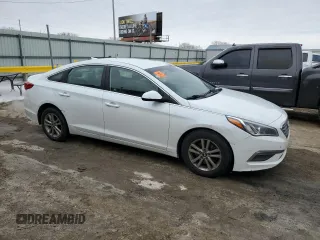 2015 Hyundai Sonata SE with VIN 5NPE24AF7FH003628, listed as a Copart auction lot 45699755 with 196,522 mi miles and Salvage Title. Bid and sale history available at DreamBid. Image 4.