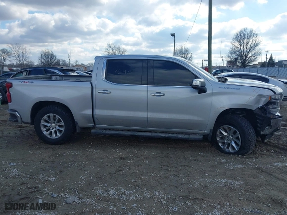 2019 Chevrolet Silverado 1500 LTZ with VIN 1GCUYGELXKZ154980, listed as a IAAI auction lot 41687643 with 139,023 mi miles. Bid and sale history available at carsss.com. Image 14.