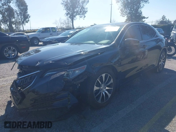 2017 Acura TLX w/Technology Pkg with VIN 19UUB1F59HA002325, listed as a IAAI auction lot 41666427 with 105,730 mi miles. Bid and sale history available at carsss.com. Image 2.