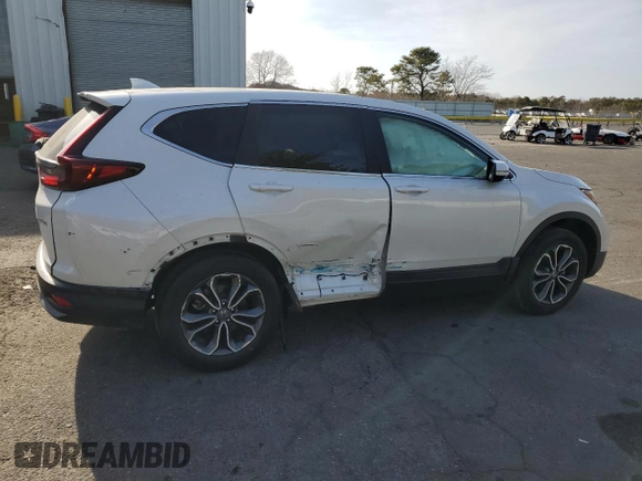 2022 Honda CR-V EX-L with VIN 2HKRW2H88NH604367, listed as a Copart auction lot 49181585 with 61,488 mi miles and Non repairable. Bid and sale history available at DreamBid. Image 3.