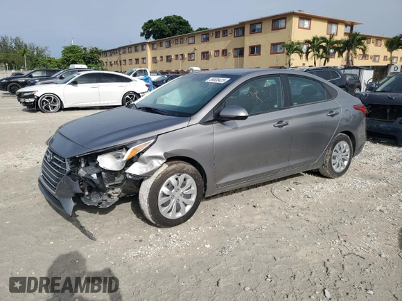 2021 Hyundai Accent SE z VIN 3KPC24A61ME147734, wystawiony jako Copart lot #59638425 z przebiegiem 66 553 mil mil oraz Szkoda całkowita • Salvage title. Historia ofert i sprzedaży dostępna na DreamBid. Obrazek 1.