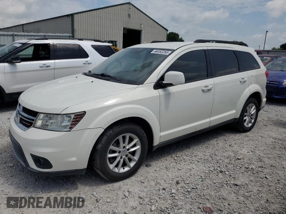 2013 Dodge Journey SXT with VIN 3C4PDDBG5DT615205, listed as a Copart auction lot 66553265 with 140,306 mi miles and Clean title. Bid and sale history available at DreamBid. Image 1.