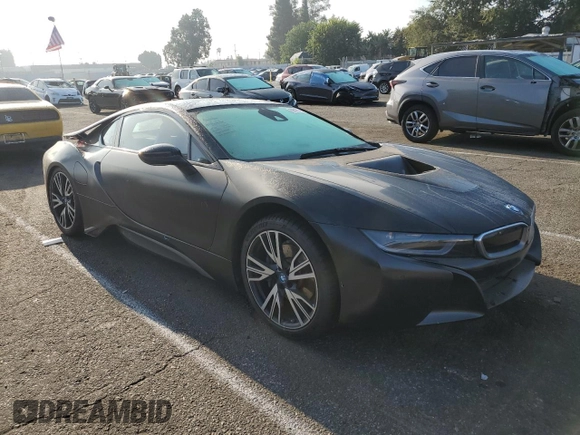 2017 BMW i8 z VIN WBY2Z2C35HV676554, wystawiony jako Copart lot #69516714 z przebiegiem 58 163 mil mil oraz Szkoda całkowita • Salvage title. Historia ofert i sprzedaży dostępna na DreamBid. Obrazek 4.