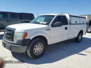 2014 Ford F-150 XL с VIN 1FTMF1CM4EKD33317, выставлен на аукционе Copart как лот 50059765 с пробегом 188 709 миль миль и Списание • Salvage title. История ставок и продаж доступна на DreamBid. Изображение 1.