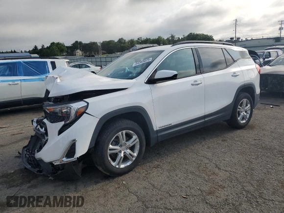 2019 GMC Terrain SLE with VIN 3GKALTEV9KL195267, listed as a Copart auction lot 64385625 with 60,331 mi miles and Salvage title. Bid and sale history available at DreamBid. Image 1.