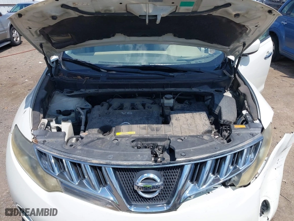 2009 Nissan Murano SL with VIN JN8AZ18W69W154834, listed as a IAAI auction lot 39865907 with 148,917 mi miles. Bid and sale history available at carsss.com. Image 10.