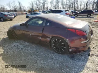 2006 Nissan 350Z Grand Touring with VIN JN1AZ34D76M303418, listed as a Copart auction lot 48735905 with 67,308 mi miles and Salvage Title. Bid and sale history available at carsss.com. Image 2.