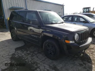 2017 Jeep Patriot 75th Anniversary with VIN 1C4NJRBB4HD127005, listed as a Copart auction lot 54665515 with 193,589 mi miles and Salvage Title. Bid and sale history available at carsss.com. Image 4.