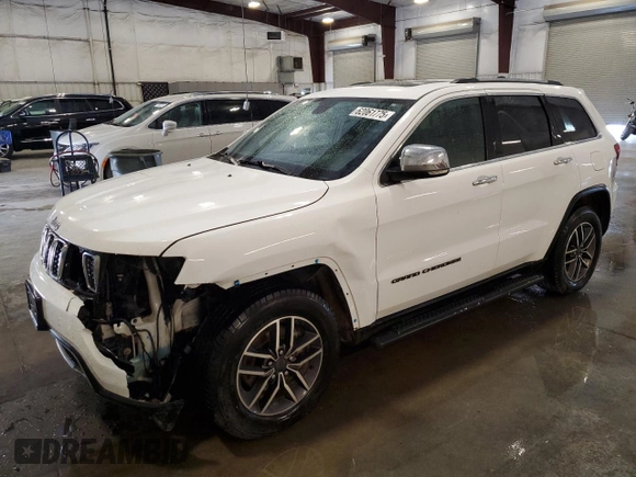 2020 Jeep Grand Cherokee Limited with VIN 1C4RJFBGXLC417100, listed as a Copart auction lot 62061775 with 105,832 mi miles and Salvage title. Bid and sale history available at DreamBid. Image 1.