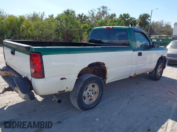 2006 Chevrolet Silverado 1500 Work Truck with VIN 3GCEK14Z76G197526, listed as a IAAI auction lot 41555933 with 176,540 mi miles. Bid and sale history available at carsss.com. Image 4.