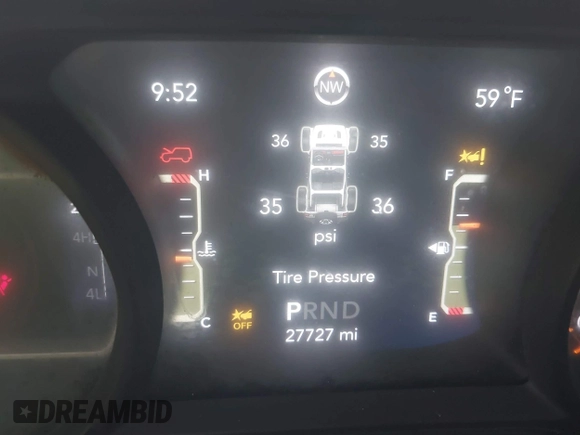 2024 Jeep Wrangler Rubicon with VIN 1C4PJXFG7RW252959, listed as a IAAI auction lot 41955302 with 27,727 mi miles and . Bid and sale history available at DreamBid. Image 15.