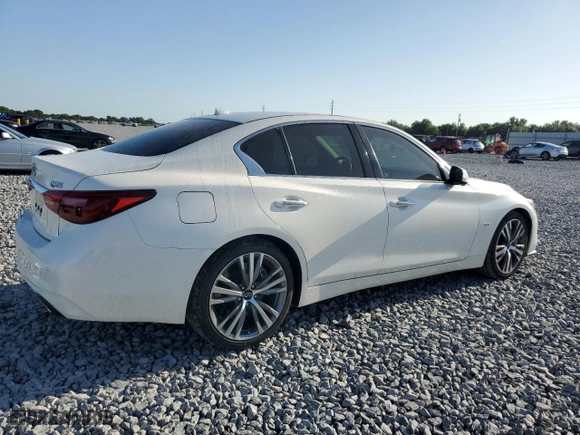 2020 Infiniti Q50 EDITION 30 with VIN JN1EV7AP0LM208844, listed as a Copart auction lot 52133105 with 42,046 mi miles and Salvage Title. Bid and sale history available at carsss.com. Image 3.