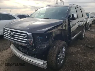 2018 Toyota Sequoia Platinum with VIN 5TDDY5G14JS156580, listed as a Copart auction lot 45217963 with 40,927 mi miles. Bid and sale history available at carsss.com. Image 1.
