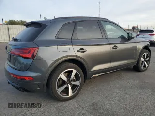 2022 Audi Q5 S line Premium Plus with VIN WA1EAAFY6N2048694, listed as a Copart auction lot 88556535 with 34,009 mi miles and Salvage Title. Bid and sale history available at DreamBid. Image 3.
