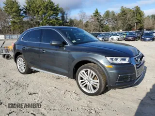 2018 Audi Q5 Premium Plus with VIN WA1BNAFY0J2110561, listed as a Copart auction lot 49901515 with 68,300 mi miles and Salvage Title. Bid and sale history available at carsss.com. Image 4.