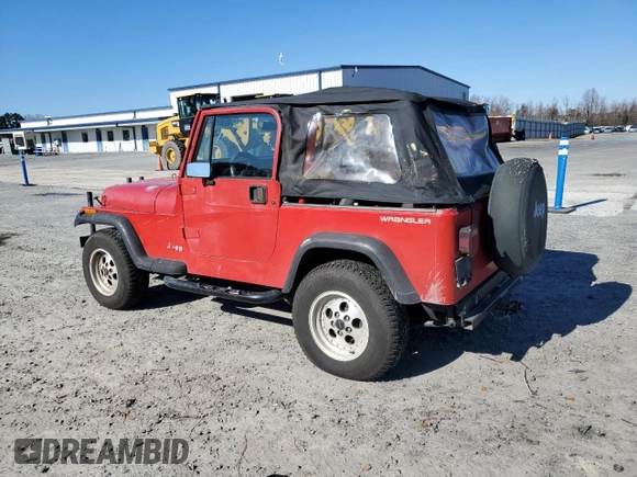 1993 Jeep Wrangler "S" with VIN 1J4FY19P3PP244004, listed as a Copart auction lot 45389995 with 175,282 mi miles and Clean Title. Bid and sale history available at carsss.com. Image 2.