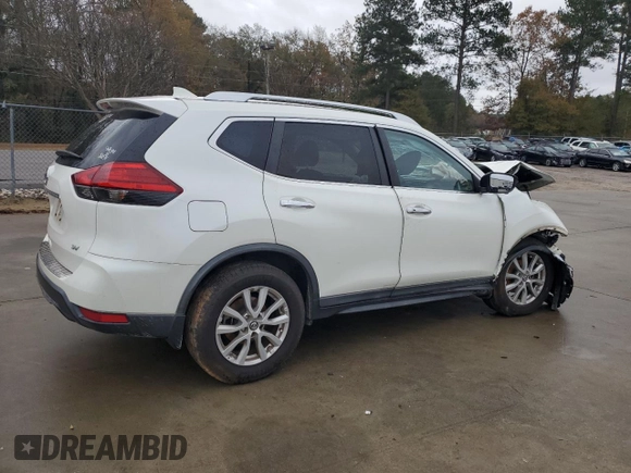 2017 Nissan Rogue SV with VIN KNMAT2MT8HP604376, listed as a Copart auction lot 83649814 with 87,119 mi miles and Salvage Title. Bid and sale history available at carsss.com. Image 3.