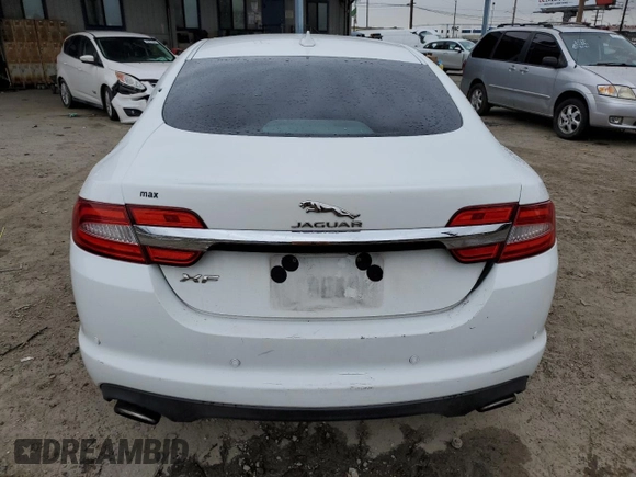 2015 Jaguar XF I4 T Premium with VIN SAJWA0FS1FPU72841, listed as a Copart auction lot 48587085 with 127,505 mi miles and Salvage Title. Bid and sale history available at carsss.com. Image 6.