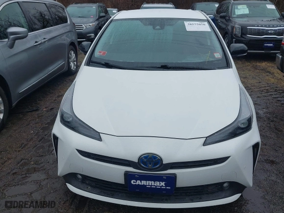 2022 Toyota Prius LE with VIN JTDL9MFU3N3035383, listed as a IAAI auction lot 38575050 with 23,304 mi miles. Bid and sale history available at carsss.com. Image 6.