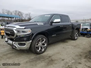 2020 Ram 1500 Limited with VIN 1C6SRFHT1LN387687, listed as a Copart auction lot 42228485 with 63,874 mi miles and Salvage Title. Bid and sale history available at carsss.com. Image 1.