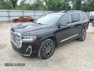 2022 GMC Acadia Denali with VIN 1GKKNXLS1NZ142896, listed as a Copart auction lot 55155045 with 34,219 mi miles and Salvage title. Bid and sale history available at DreamBid. Image 1.