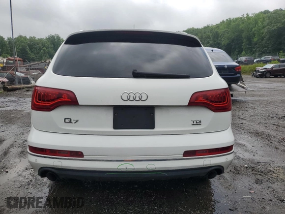2012 Audi Q7 Prestige with VIN WA1VMAFE7CD003360, listed as a Copart auction lot 61462085 with 151,523 mi miles and Salvage title. Bid and sale history available at DreamBid. Image 6.