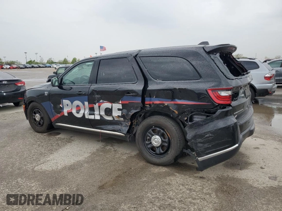 2024 Dodge Durango Special Service with VIN 1C4SDJFT0RC138993, listed as a Copart auction lot 53487835 with 6,847 mi miles and Salvage title. Bid and sale history available at DreamBid. Image 2.