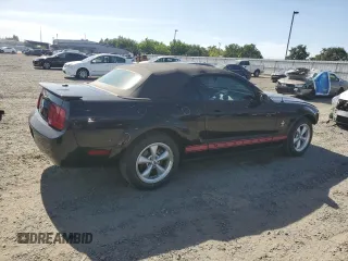 2008 Ford Mustang Deluxe with VIN 1ZVHT84N385113015, listed as a Copart auction lot 56558495 with 120,085 mi miles and Salvage title. Bid and sale history available at DreamBid. Image 3.