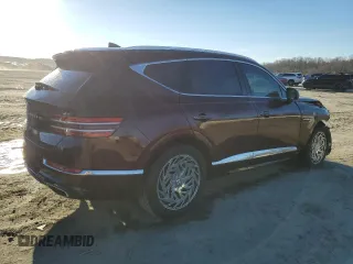 2021 Genesis GV80 with VIN KMUHB4SB5MU053632, listed as a Copart auction lot 41680785 with 62,795 mi miles and Salvage Title. Bid and sale history available at DreamBid. Image 3.