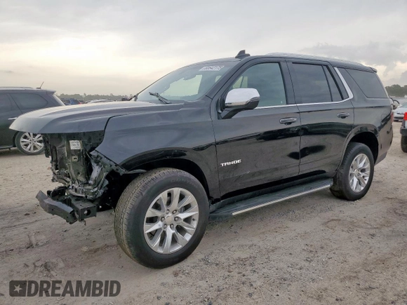 2023 Chevrolet Tahoe Premier with VIN 1GNSCSKD6PR520373, listed as a Copart auction lot 60642175 with Not provided miles and Salvage title. Bid and sale history available at DreamBid. Image 1.