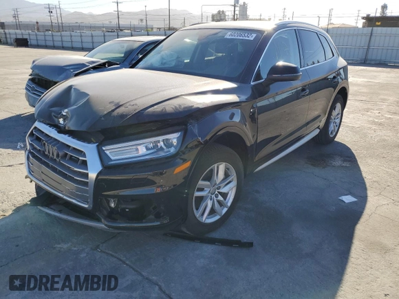 2020 Audi Q5 Premium with VIN WA1ANAFY1L2110650, listed as a Copart auction lot 60206532 with 0 mi miles. Bid and sale history available at carsss.com. Image 2.