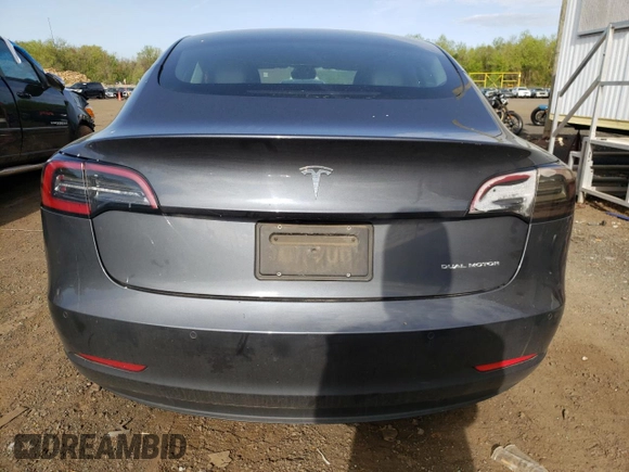 2022 Tesla Model 3 Long Range z VIN 5YJ3E1EB6NF290946, wystawiony jako Copart lot #54937825 z przebiegiem 111 044 mil mil oraz Szkoda całkowita • Salvage title. Historia ofert i sprzedaży dostępna na DreamBid. Obrazek 6.