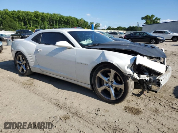 2015 Chevrolet Camaro SS with VIN 2G1FK1EJ4F9305438, listed as a Copart auction lot 58135185 with 62,966 mi miles and Salvage title. Bid and sale history available at DreamBid. Image 4.