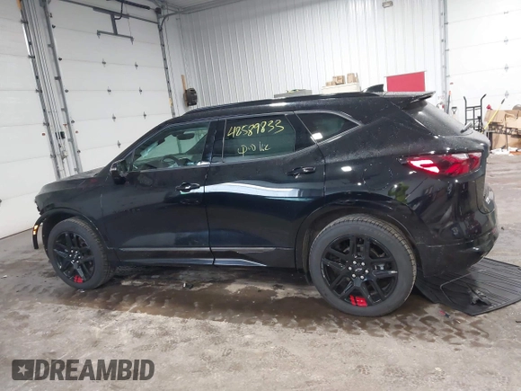 2020 Chevrolet Blazer RS z VIN 3GNKBKRS5LS702645, wystawiony jako IAAI lot #42589833 z przebiegiem 58 994 mil mil oraz . Historia ofert i sprzedaży dostępna na DreamBid. Obrazek 14.