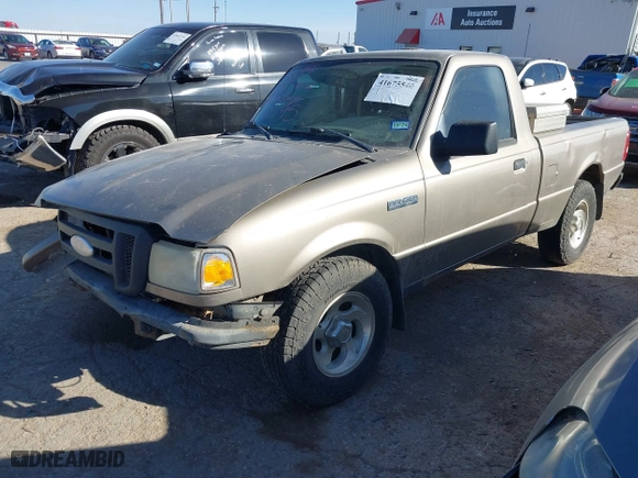 2006 Ford Ranger XL with VIN 1FTYR10D06PA52195, listed as a IAAI auction lot 41675540 with 186,627 mi miles. Bid and sale history available at carsss.com. Image 17.