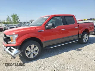 2018 Ford F-150 XL with VIN 1FTEW1E50JKF40601, listed as a Copart auction lot 51514445 with 100,571 mi miles and Salvage title. Bid and sale history available at DreamBid. Image 1.