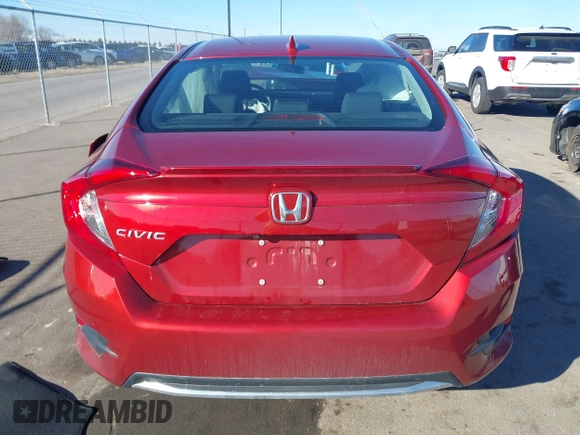 2021 Honda Civic Sedan EX with VIN 2HGFC1F3XMH705481, listed as a IAAI auction lot 41691917 with 67,648 mi miles. Bid and sale history available at carsss.com. Image 16.